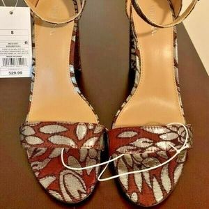 Merona Women's Lulu Brocade Block Heel Sandal Pump